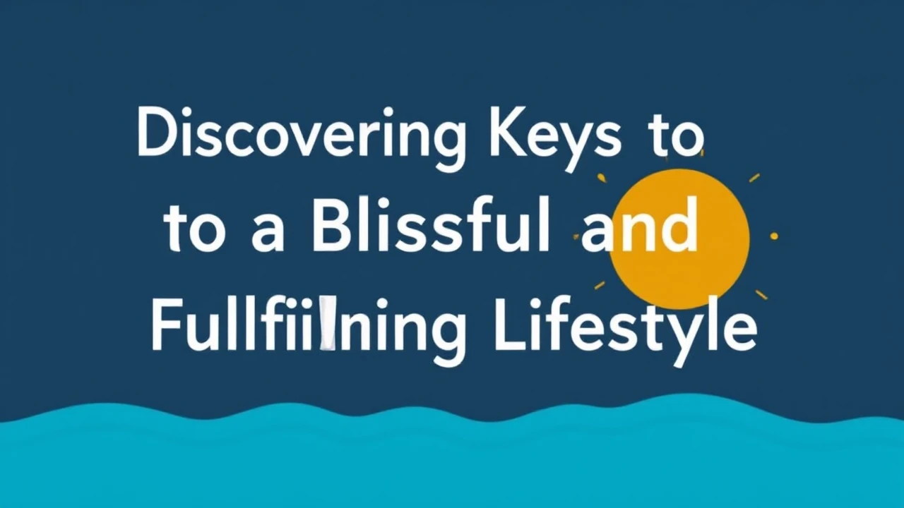 Discovering the Keys to a Blissful and Fulfilling Lifestyle