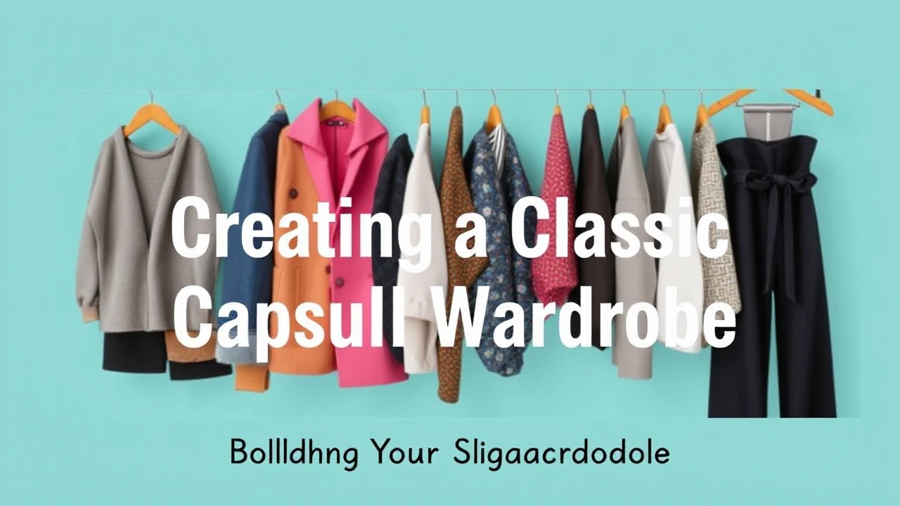 A Comprehensive Manual to Creating a Classic Capsule Wardrobe