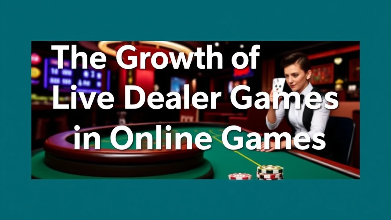 The Growth of Live Dealer Games in Online Casinos