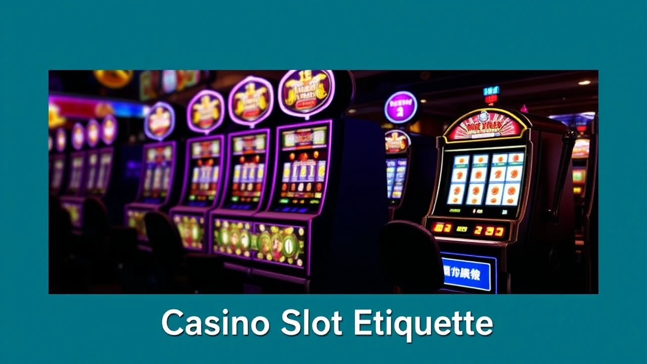 Casino Slot Etiquette: Dos and Don'ts