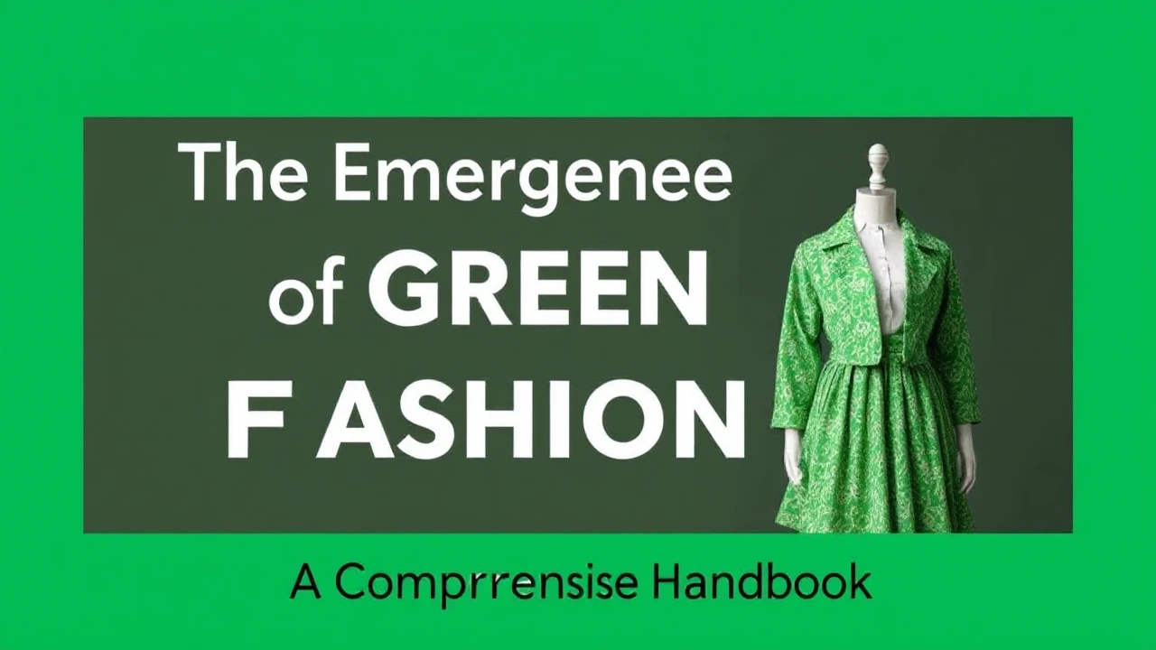 The Emergence of Green Fashion: A Comprehensive Handbook
