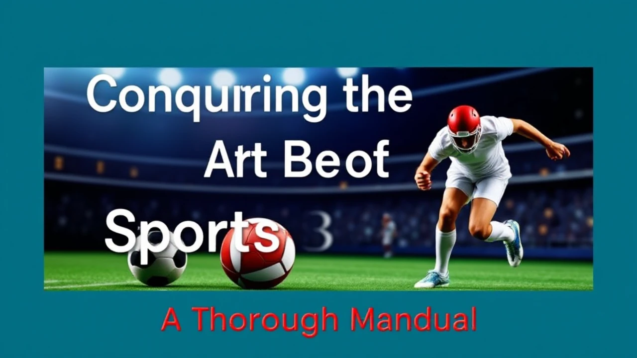 Conquering the Art of Sports Betting: A Thorough Manual