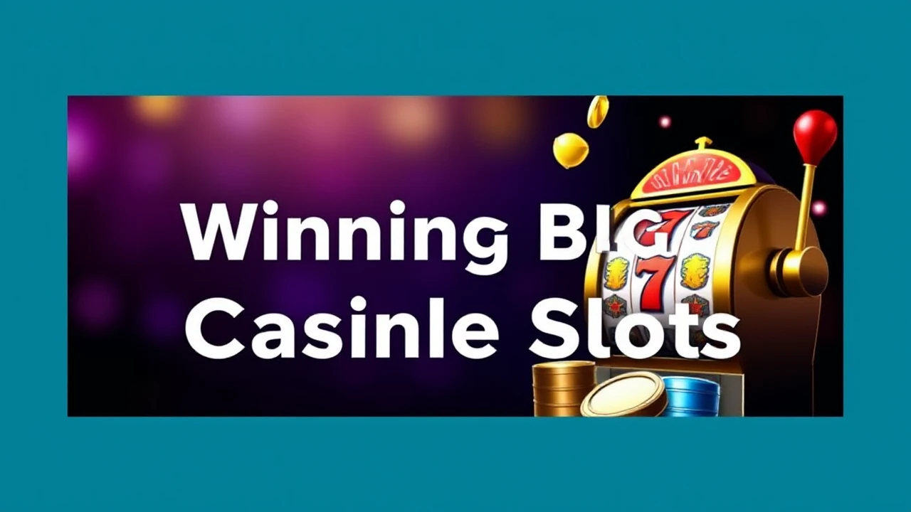 Expert Advice for Winning Big at Casino Slots