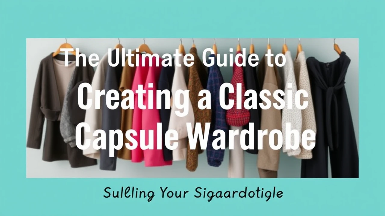 The Ultimate Guide to Creating a Classic Capsule Wardrobe