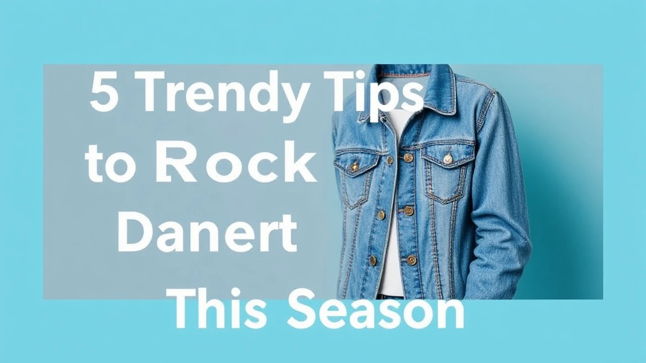 5 Trendy Tips to Rock Denim Jackets This Season: Expert Advice
