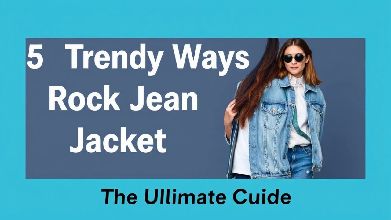5 Trendy Ways to Rock Jean Jackets This Season: Your Ultimate Guide