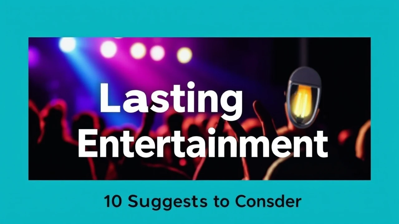 Crafting Lasting Entertainment: 10 Suggestions to Consider