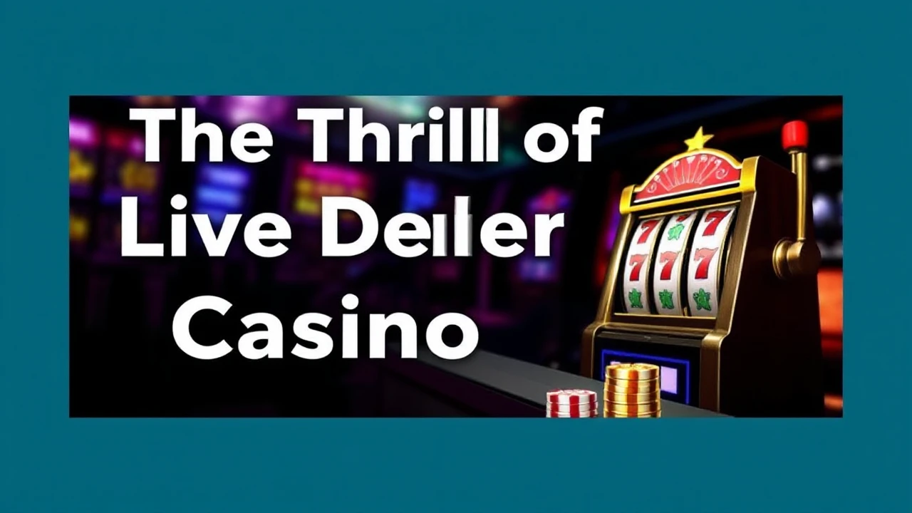 The Thrill of Live Dealer Casino Slots