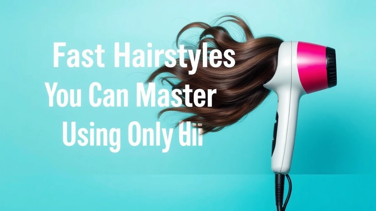 Fast Hairstyles You Can Master Using Only a Hair Dryer