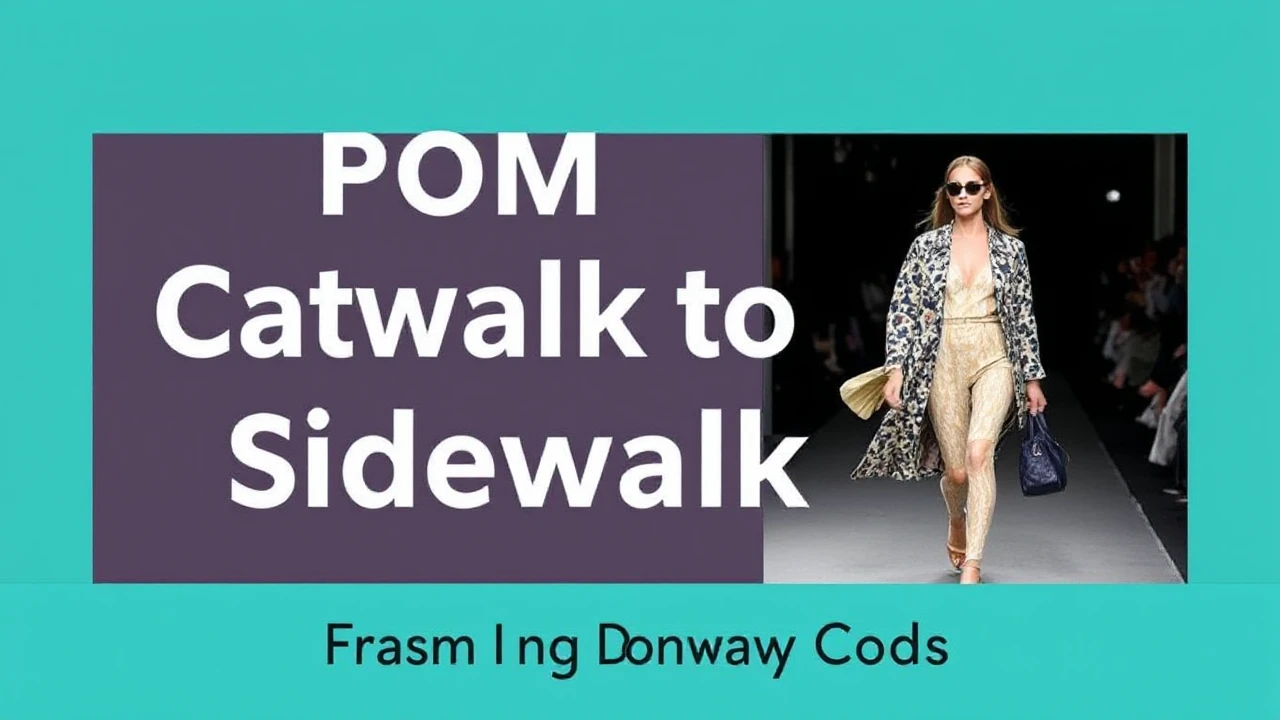 From Catwalk to Sidewalk: Fashion Forward Tips