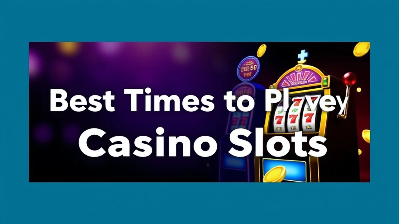 Get Lucky: Best Times to Play Casino Slots