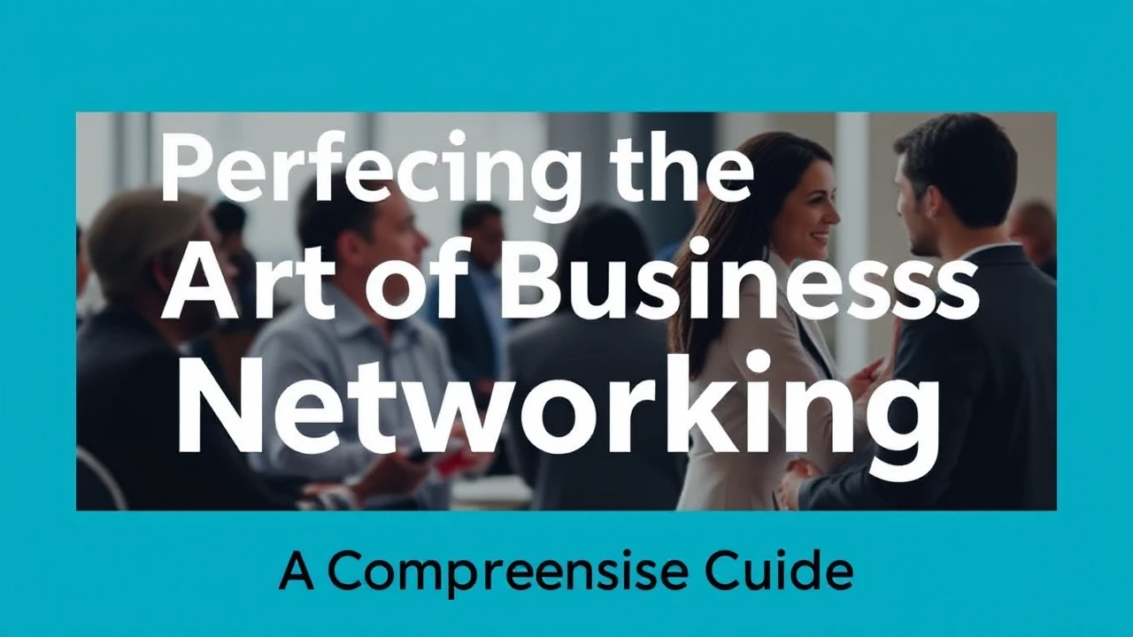 Perfecting the Art of Business Networking: A Comprehensive Guide