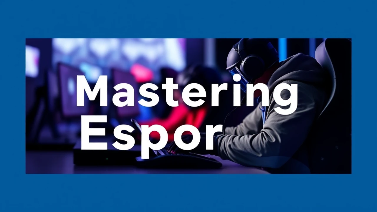 Mastering Esports: An Amateur's Guide to Conquering the Game