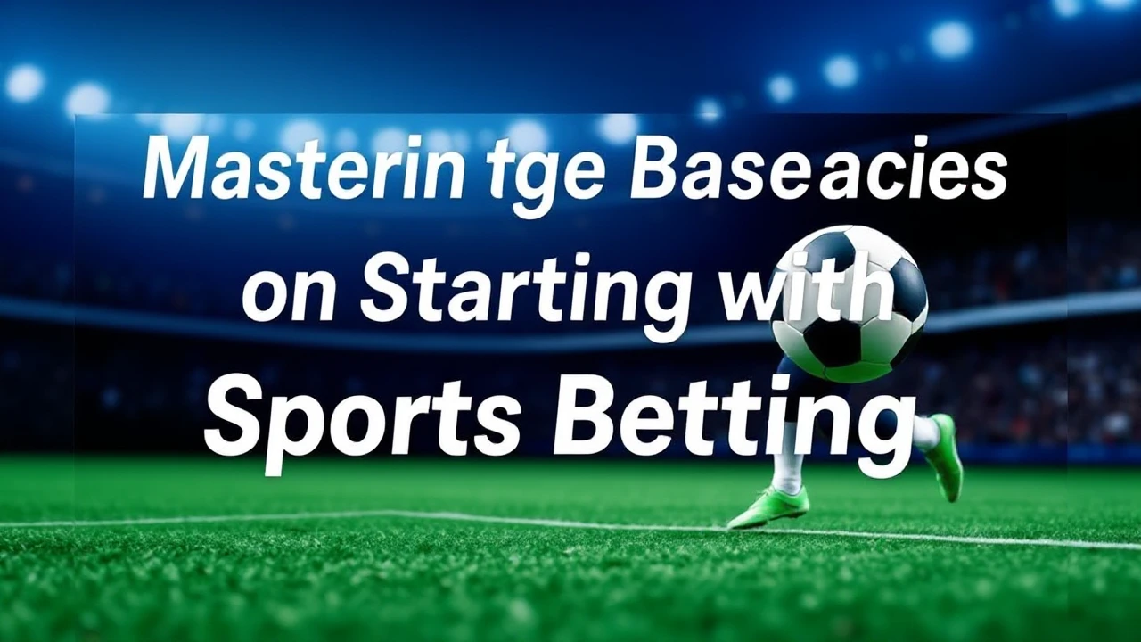 Mastering the Basics on Starting with Sports Betting