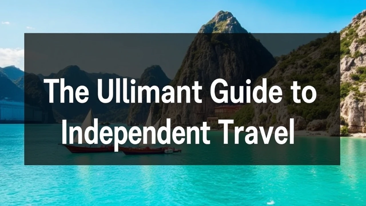 The Ultimate Guide to Independent Travel: Top Tips for Venturing into the World Alone