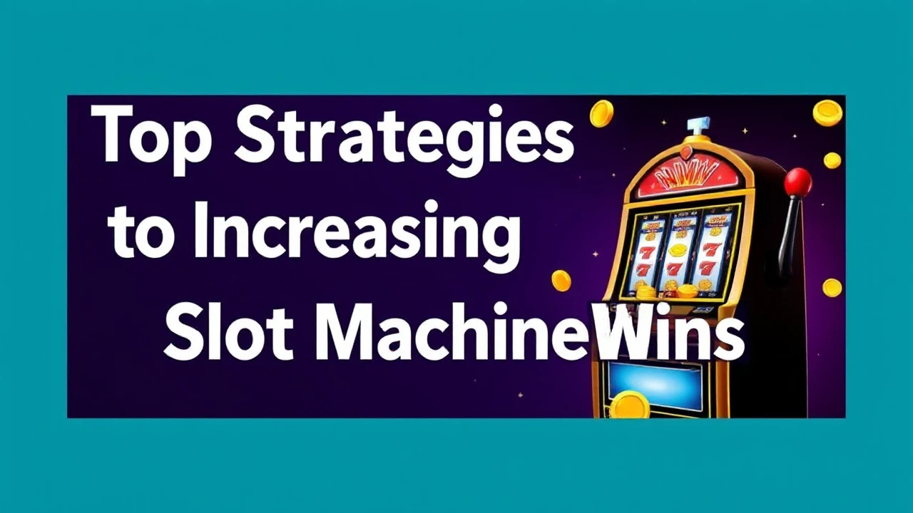 Top Strategies to Increasing Your Slot Machine Wins