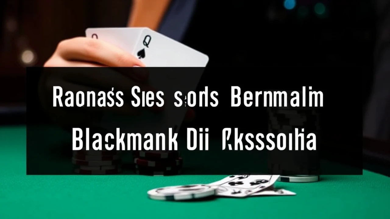 Rahasia Sukses Bermain Blackjack di Kasino