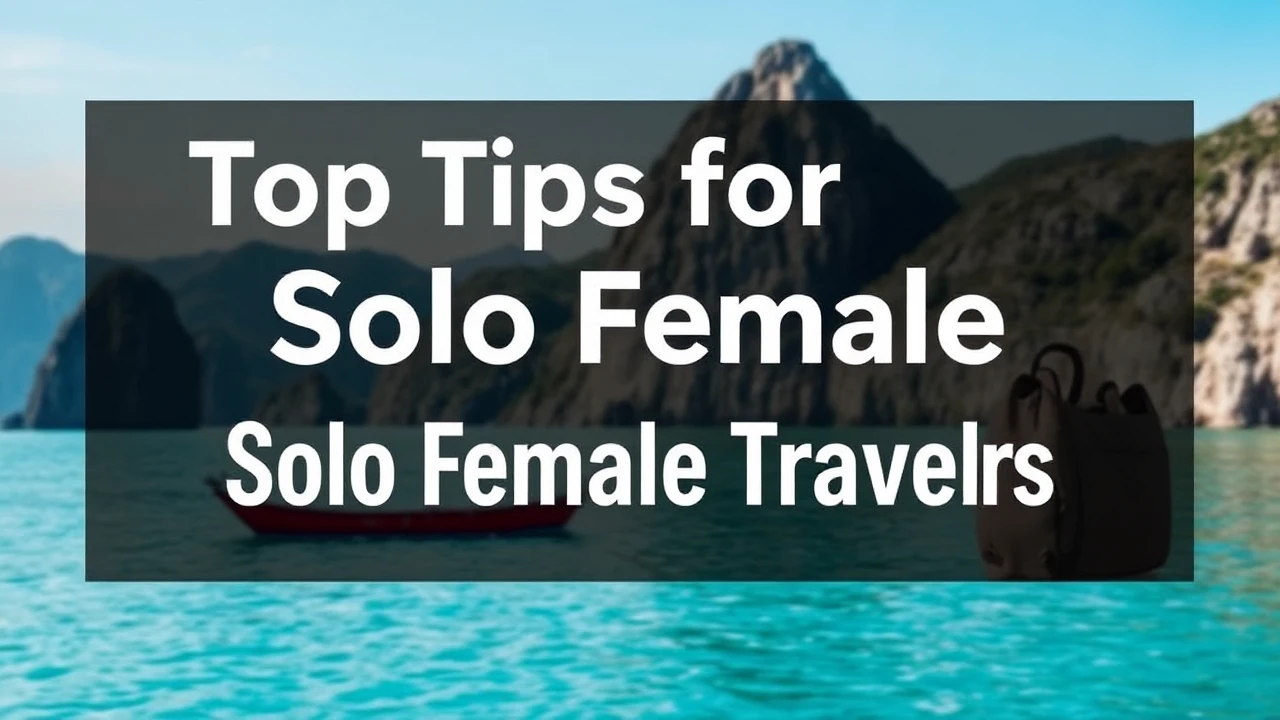 Top Tips for Solo Female Travelers: Ensuring Safety and Feeling Empowered
