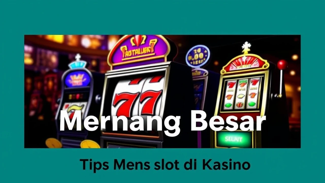 Tips Menang Besar Bermain Slot di Kasino