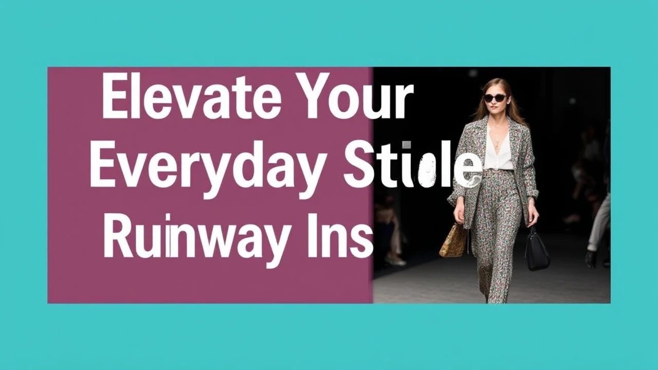 Elevate Your Everyday Style with Runway Inspiration