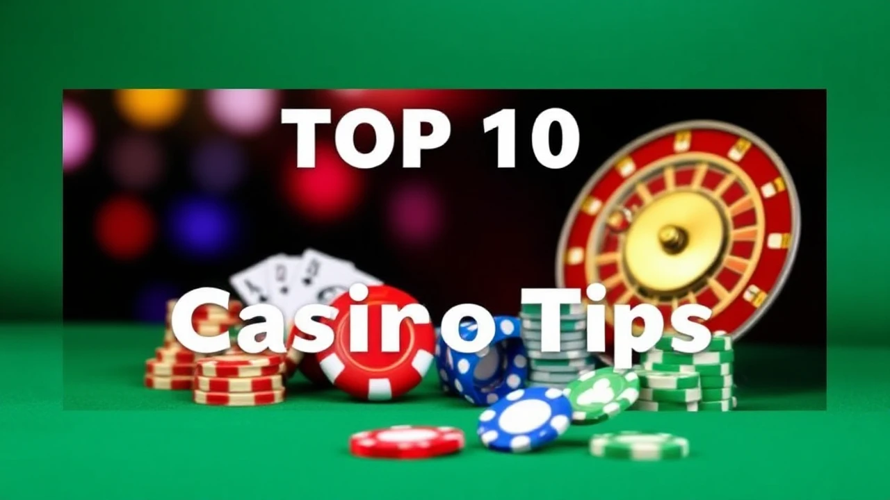 Top 10 Casino Tips for Beginners to Increase Your Success Potential