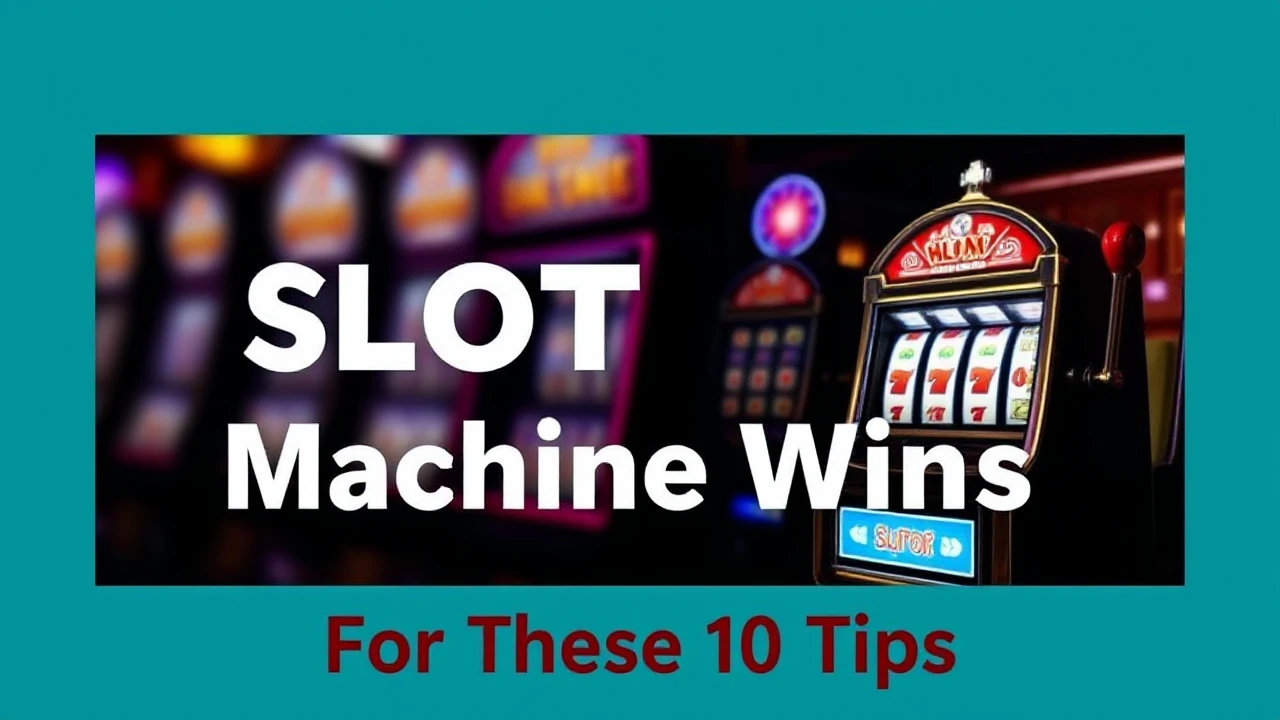 Enhance Your Slot Machine Wins with These 10 Tips