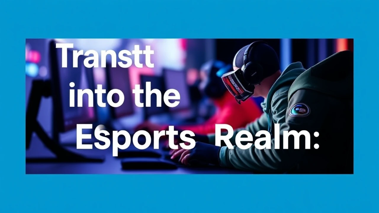 Transitioning into the Esports Realm: Tips for Players