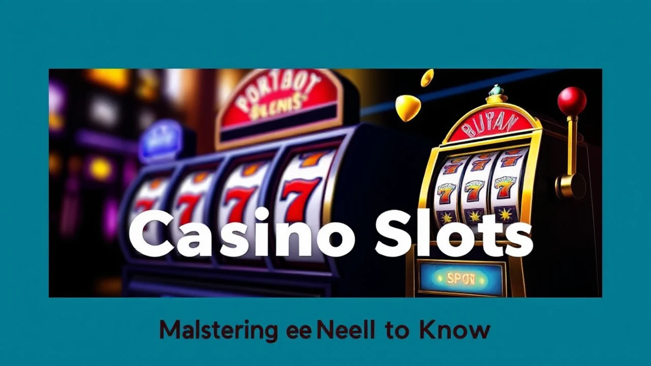 Mastering Casino Slots: All You Need to Know