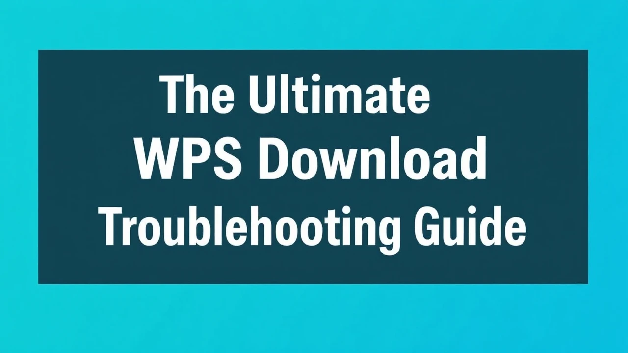 The Ultimate WPS Download Troubleshooting Guide