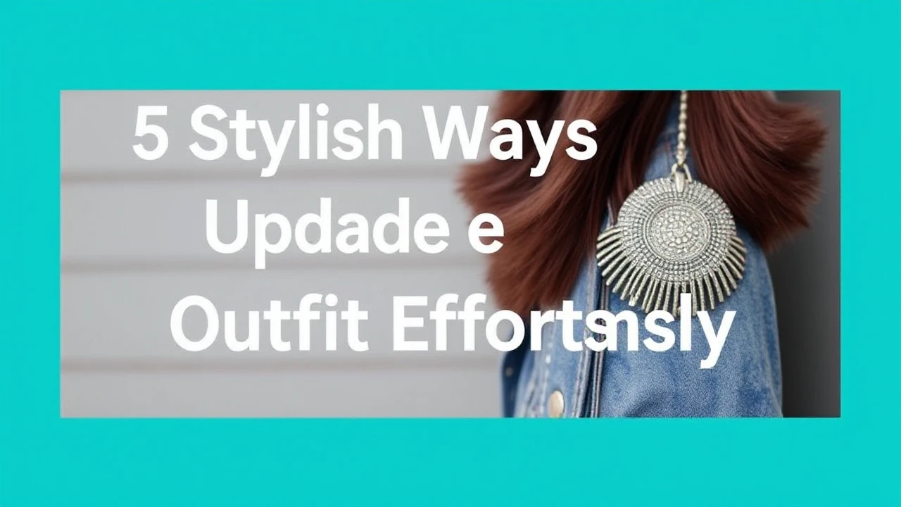 5 Stylish Ways to Upgrade Your Outfit Effortlessly
