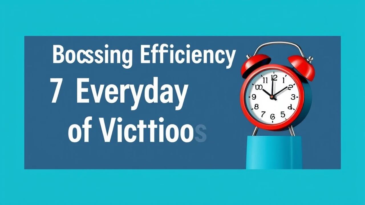 Boosting Efficiency: 7 Everyday Habits of Victorious Folks