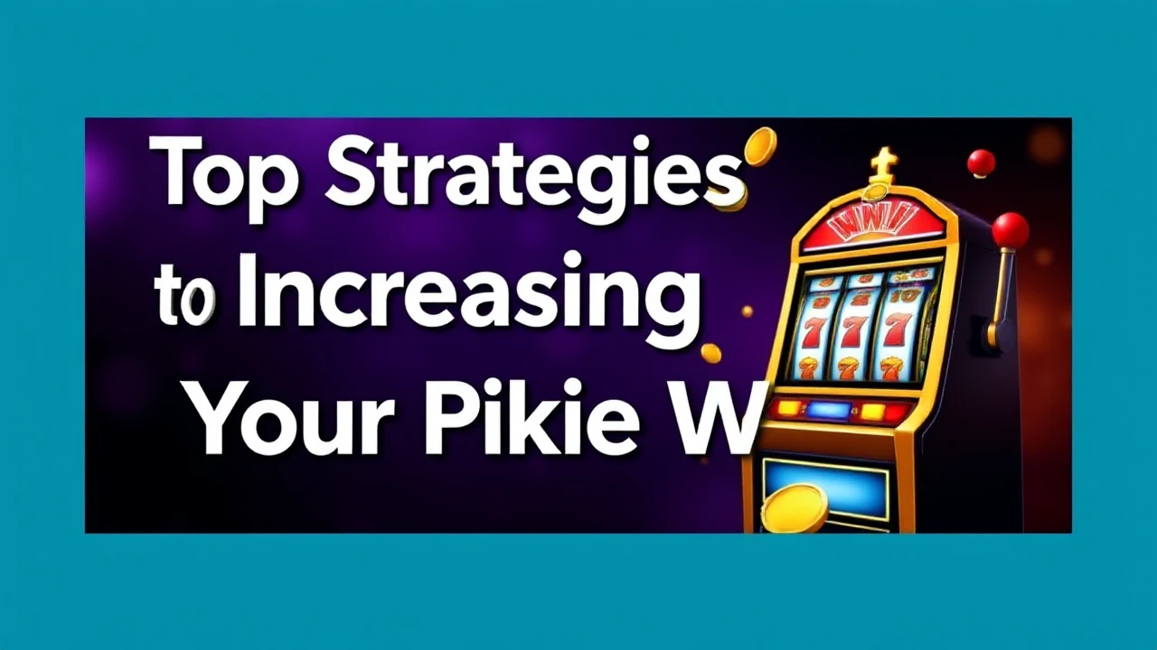 Top Strategies to Increasing Your Pokie Wins