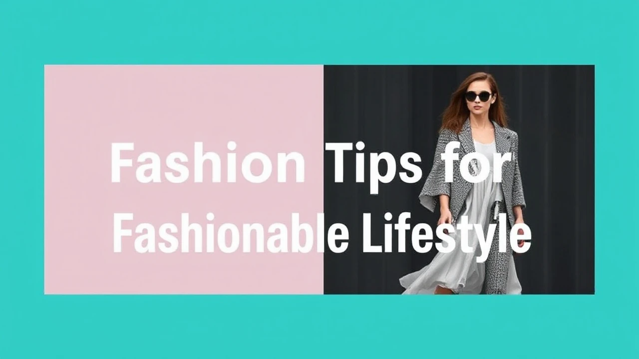 5 Trendy Fashion Tips for a Fashionable Lifestyle