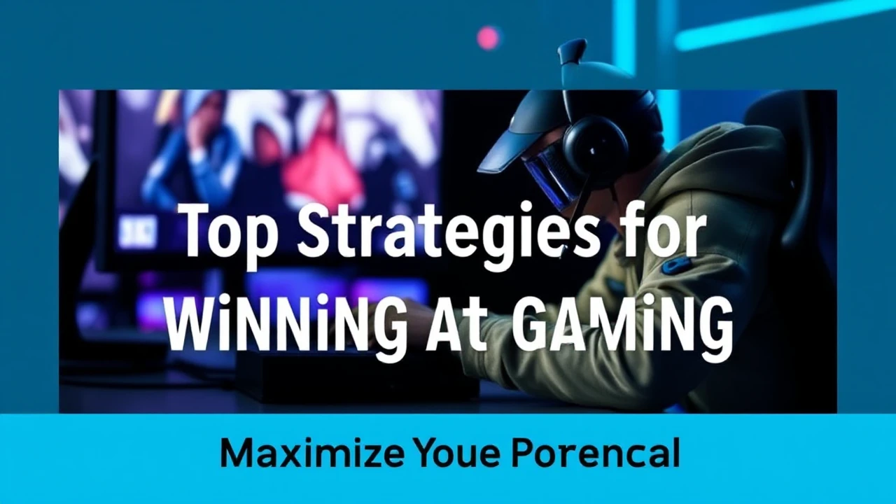 Maximize Your Potential: Top Strategies for Winning at Gaming