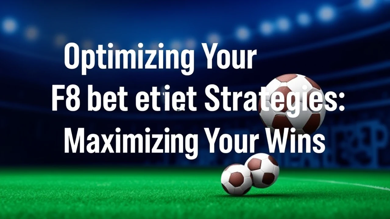 Optimizing Your F8bet Betting Strategies: Maximizing Your Wins