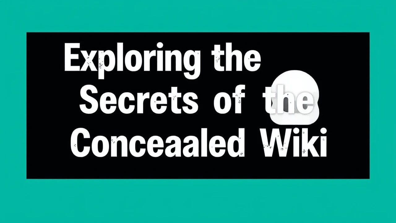 Exploring the Secrets of the Concealed Wiki: A Detailed Guide