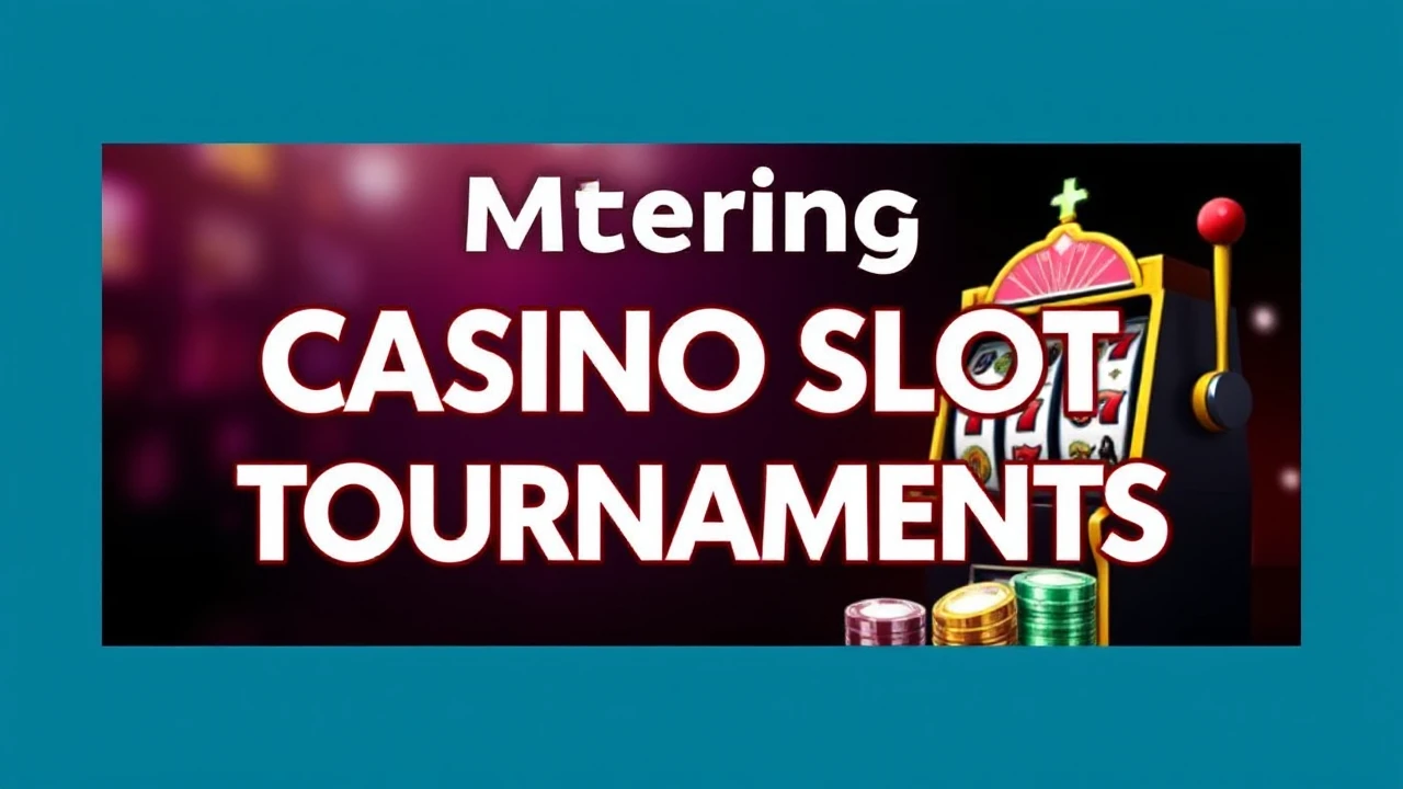 Mastering Casino Slot Tournaments: Secrets to Lead the Pack