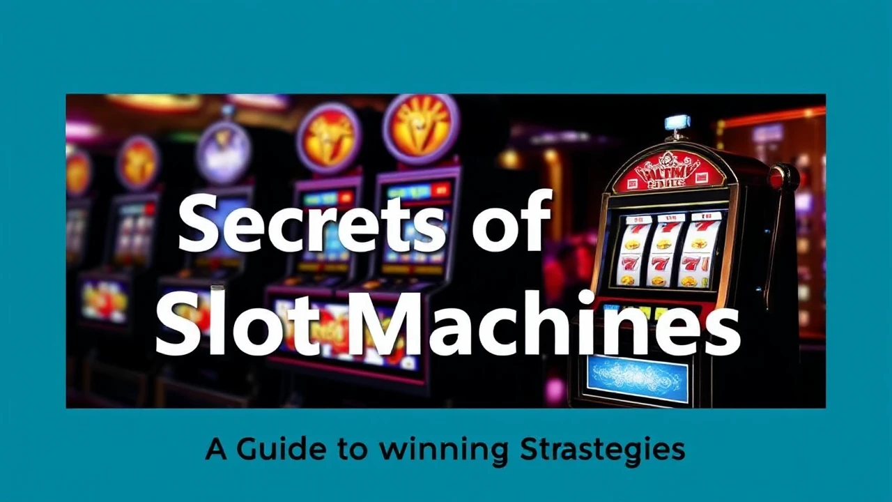 Unlocking the Secrets of Slot Machines: A Guide to Winning Strategies