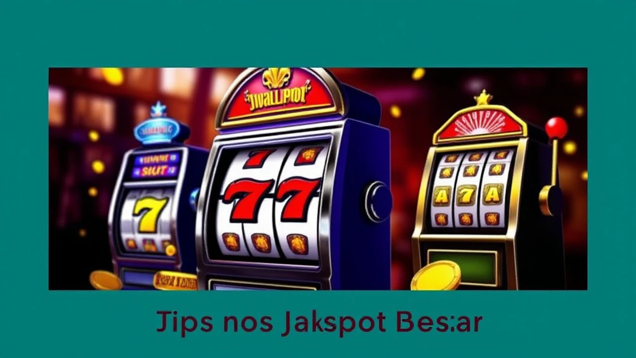 Tips Mendapatkan Jackpot Besar di Mesin Slot