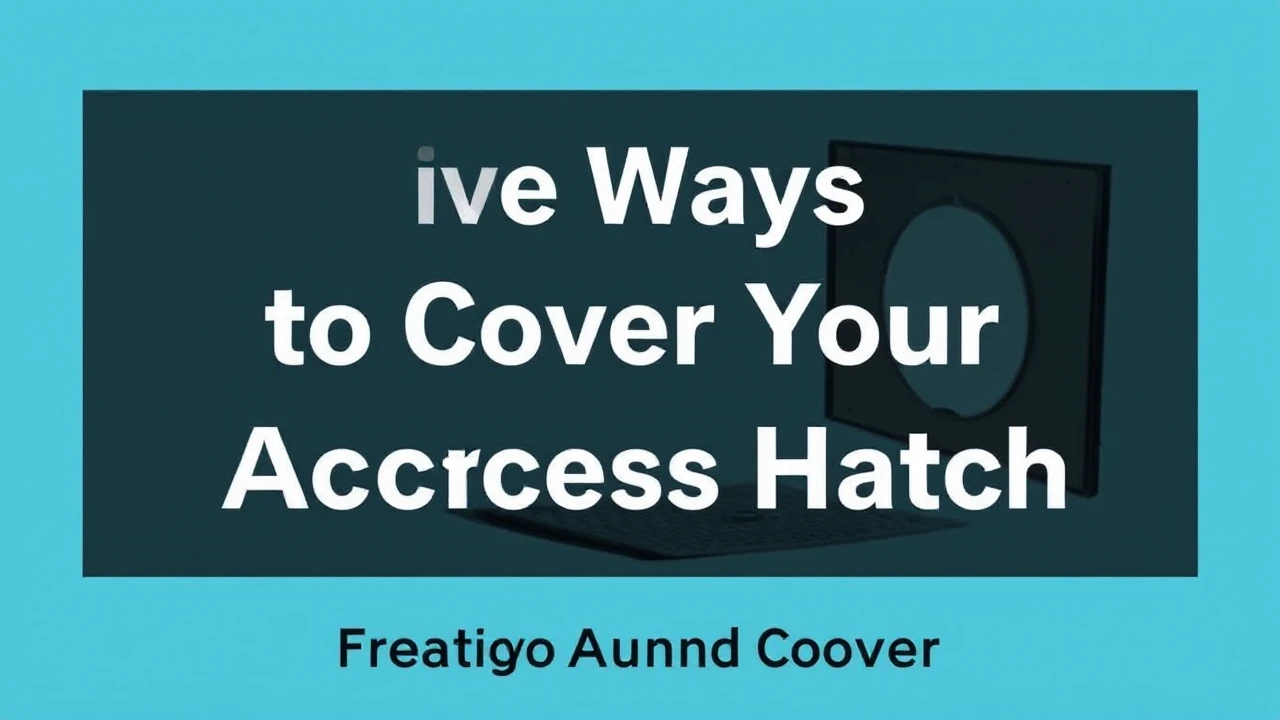 Creative Ways to Cover Your Ground Access Hatch