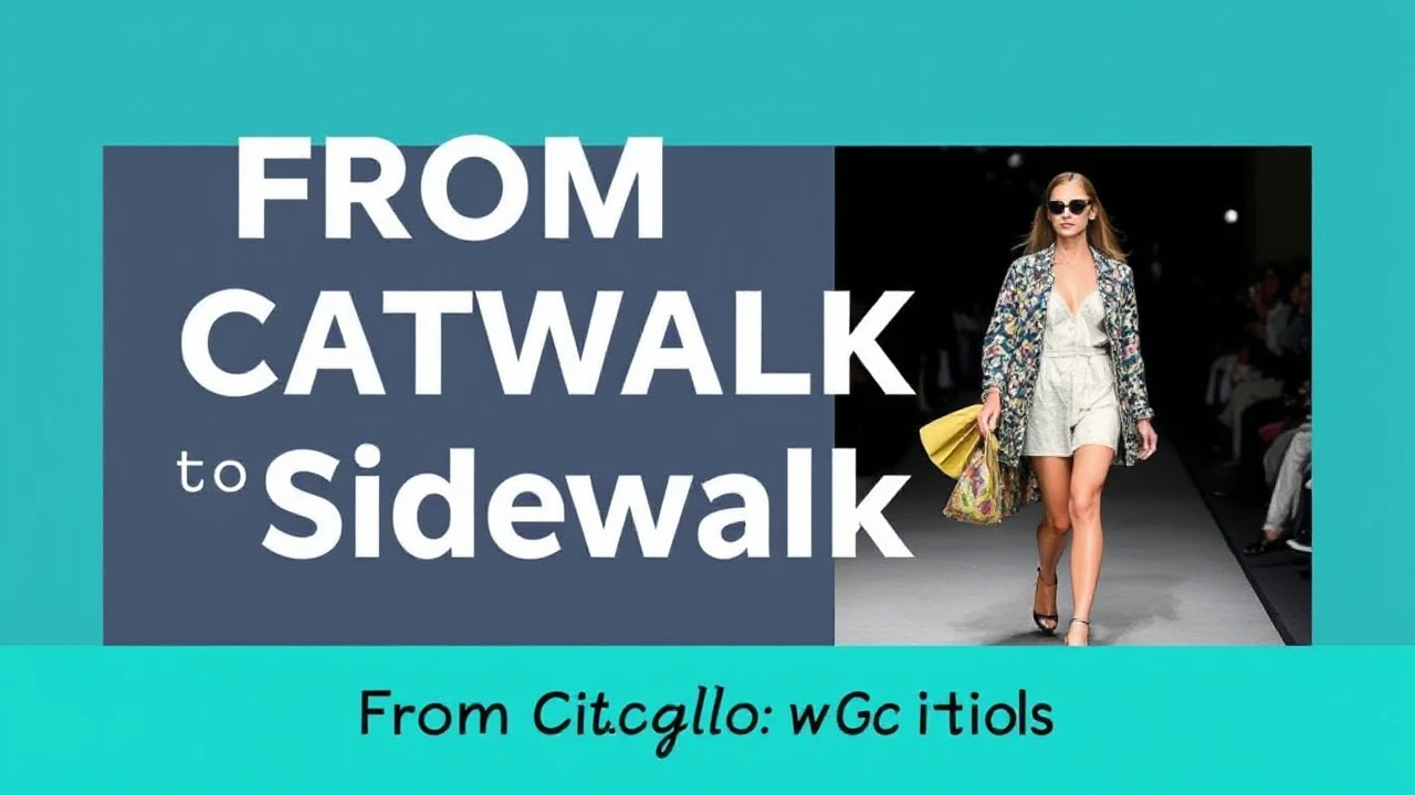 From Catwalk to Sidewalk: Fashion Forward Tips