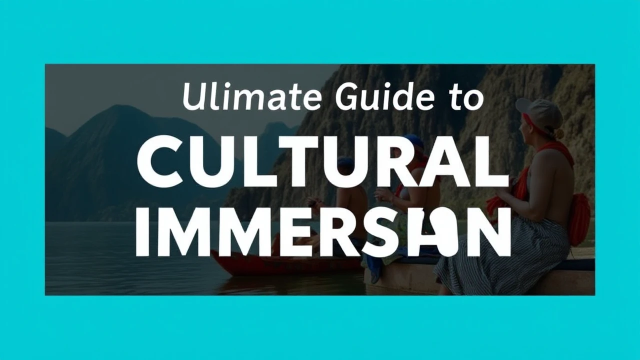 The Ultimate Guide to Cultural Immersion: Embracing Local Traditions While Traveling