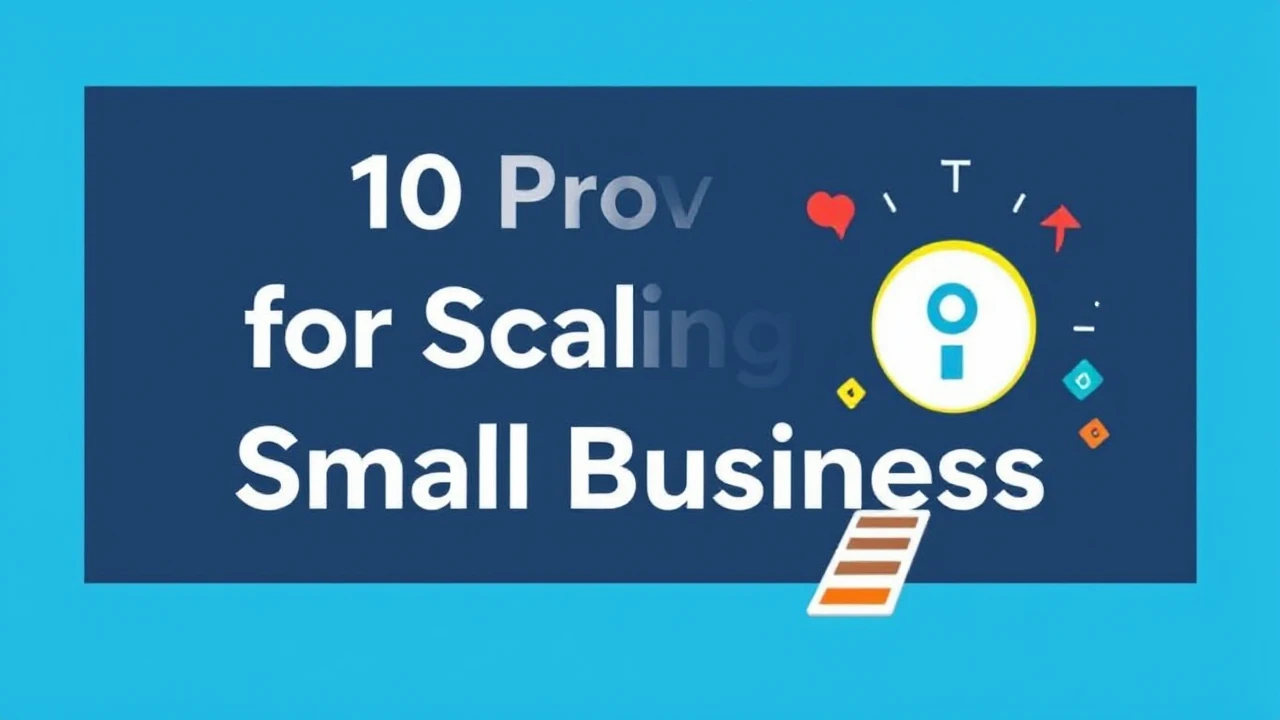 10 Proven Strategies for Scaling Your Small Business