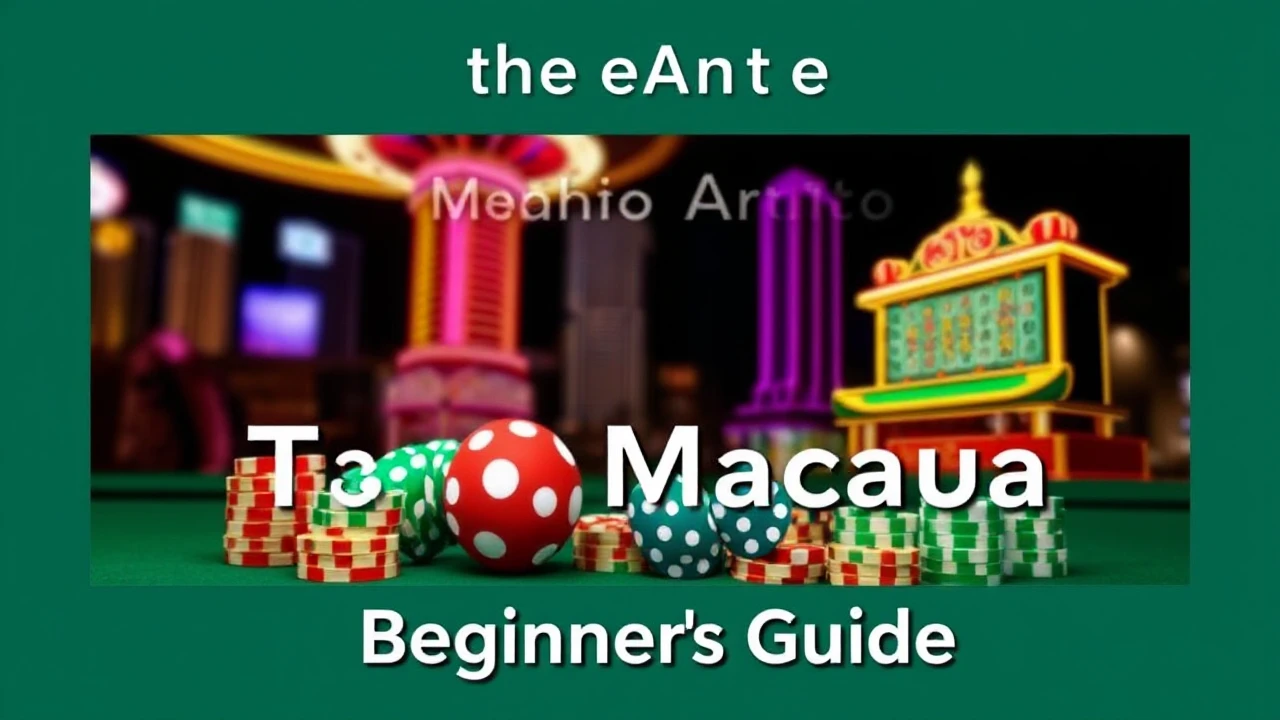 Mastering the Art of Toto Macau: A Beginner's Guide