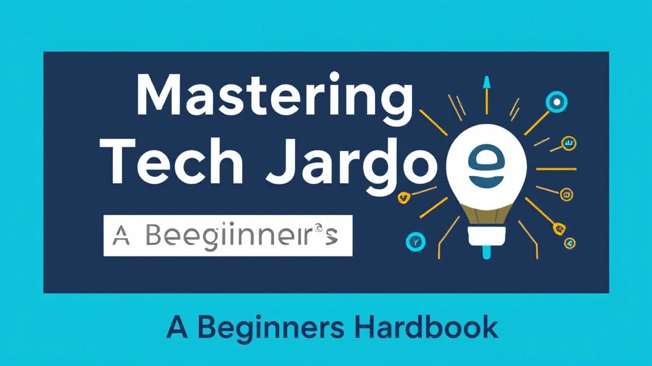 Mastering Tech Jargon: A Beginner's Handbook
