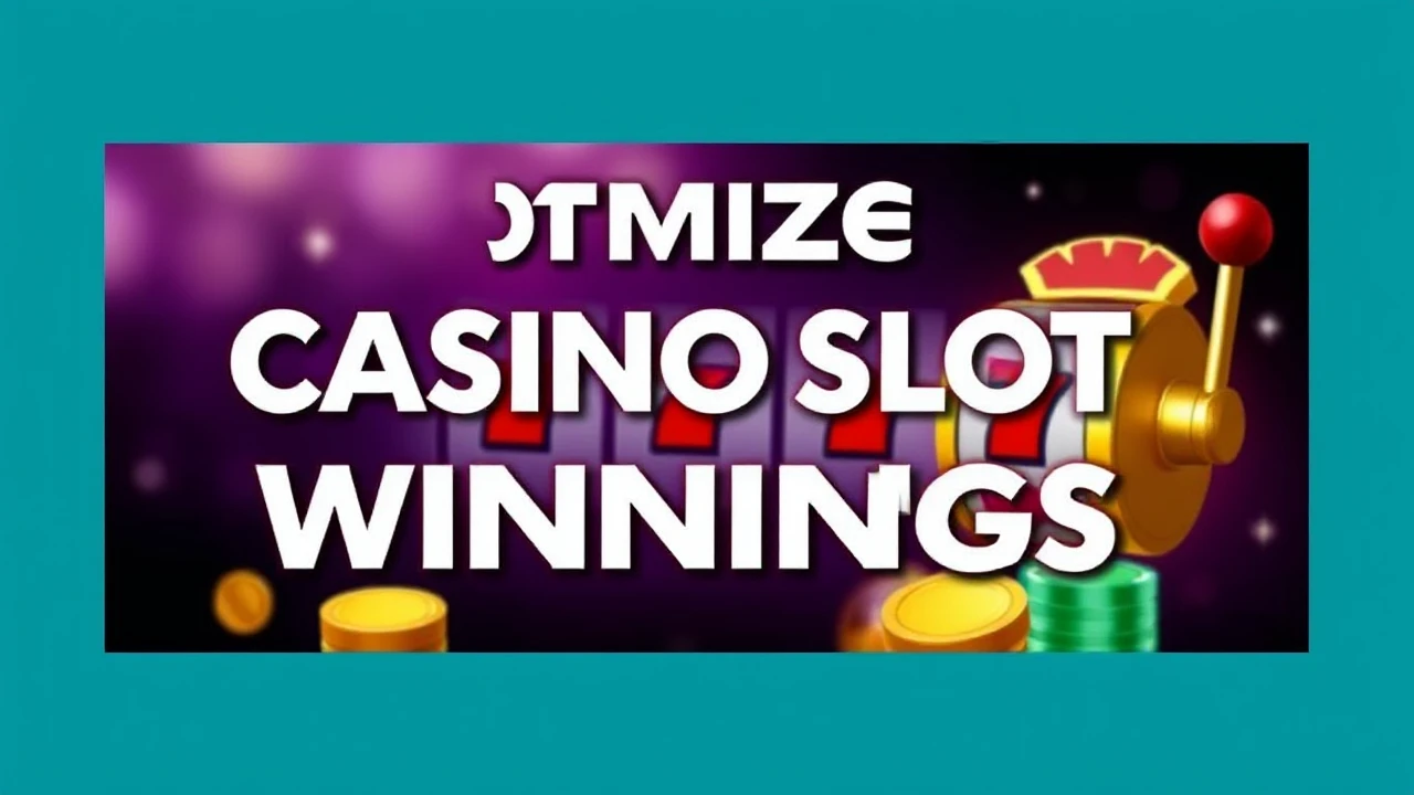 Optimize Your Casino Slot Winnings: Most Effective 5 Strategies