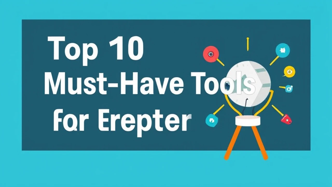 Top 10 Must-Have Tools for Every Entrepreneur