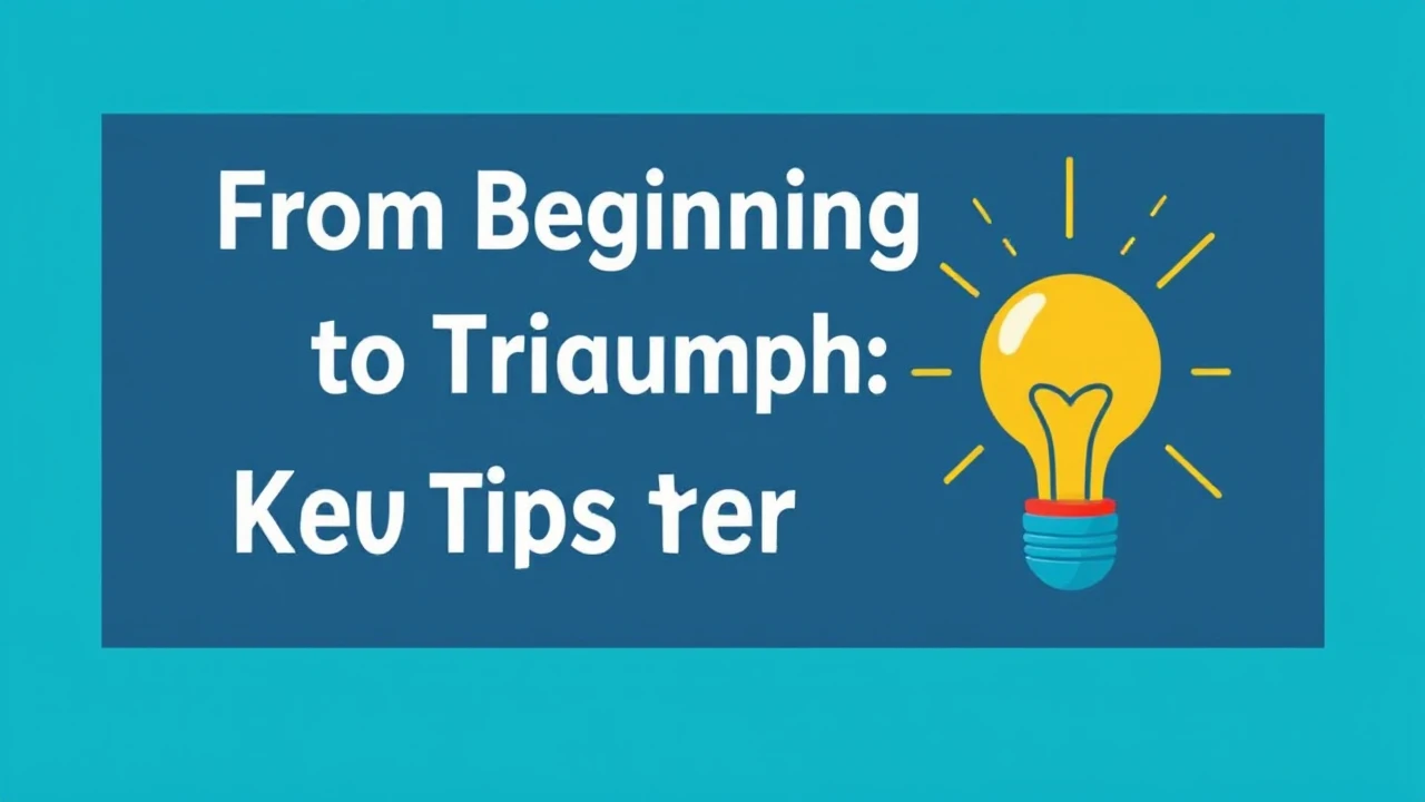 From Beginning to Triumph: Key Tips for Entrepreneurs