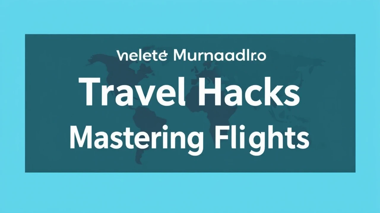 Complete Manual on Travel Hacks: Mastering Cheap Flights