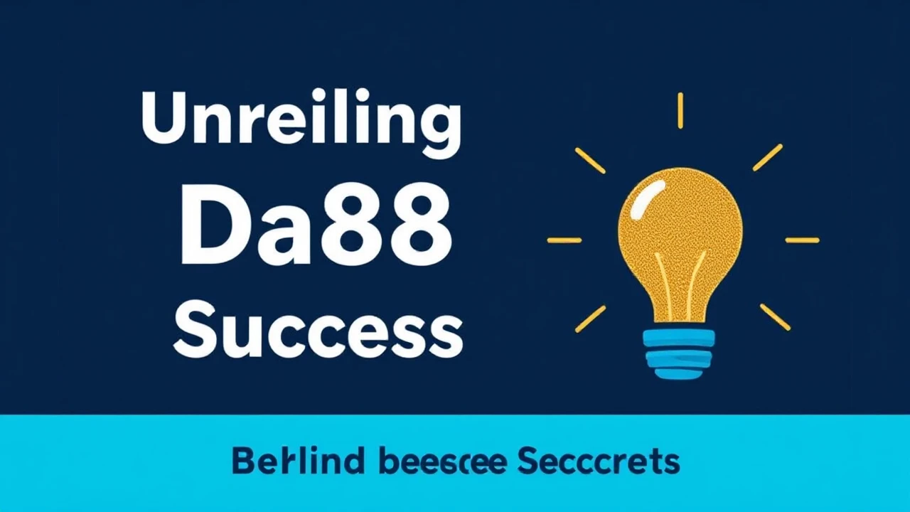 Unveiling Da88 Success Secrets: Expert Tips for Achieving Your Goals